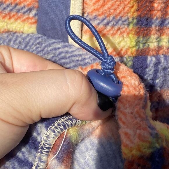 American Eagle Plaid Anorak Sweater | S - Picture 3 of 5